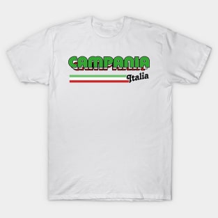 Campania, Italia // Retro Italian Region Design T-Shirt